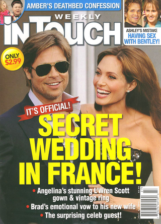 Illustration for article titled Brad & Angelina's Wedding: A Seven-Year History Of Rumormongering